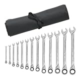 Review GearWrench 85199R / Gear Wrench 85199R 13Piece SAE XL Ratcheting Wrench Set Roll