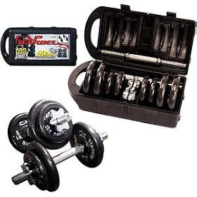 VIP 40lb Deluxe Dumbbell Set w  Case by 