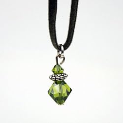 Swarovski Crystal Pendant - Christi Style 1 Green