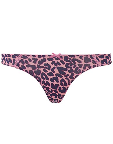 Accessorize Womens Leopard Thong Briefs