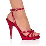 4 1/2 Inch Sexy High Heel Shoes Stiletto Heel Strappy Ankle Wrap Platform Sandal