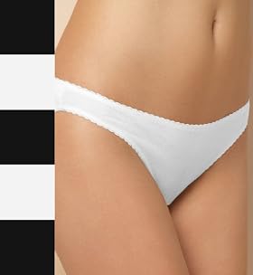 5 Pack Pure Cotton Assorted Scallop Trim Bikini Knickers