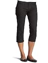 Dickies Girl Juniors' Yolda Striped Cigarette Below the Knee Knicker