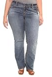 Torrid Plus Size Torrid Denim - Roxanne Stitched Bootleg Jean (Short)