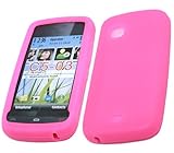 iTALKonline SoftSkin PINK Super Hydro SILICONE Protective Armour/Case/Skin/ ....