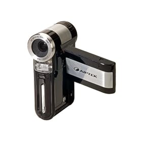 Aiptek PocketDV Z100LE Camcorder [MPEG 4 Recording (640*480 pixles), 3 MP CMOS sensor, 3* Optical Zoom, upto 24* with Digital zoom, SD card format]