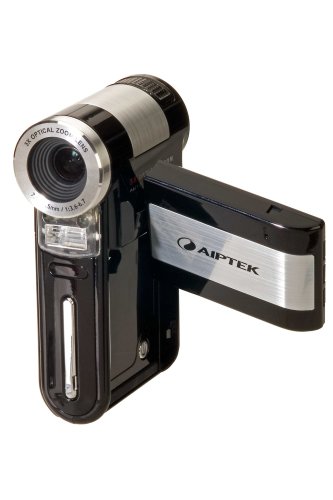 Aiptek PocketDV Z100LE Camcorder [MPEG 4 Recording (640*480 pixles), 3 MP CMOS sensor, 3* Optical Zoom, upto 24* With Digital zoom, SD card format]