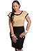 2LUV Plus Women's Mock Neck Lace Peplum Dress