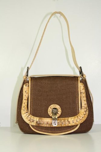 Brown - Gold (Yellow) Fendi Handbags