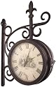 Esschert Design Antique Styled Cast Iron Clock