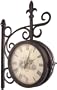 Esschert Design Antique Styled Cast Iron Clock