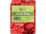 Buttons Galore Theme Grab Bag Big Red (Pack of 3)
