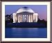 Jefferson Memorial Dusk Photograph - Beautiful approx. 24x28 Framed & Matted Photographic Print by Carol M. Highsmith