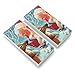 Christmas Holiday New Fawn Deer and Santa Eraser Set of 2