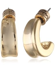 Kenneth Cole New York "Shiny Ear Update" Gold Small Drop Earrings