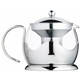 Kitchen Craft Le'Xpress Infuser Teapot, Glass, 900ml