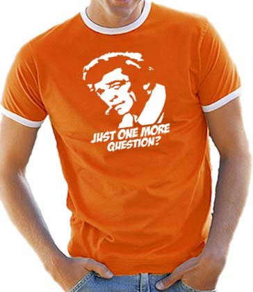 Touchlines Herren Kontrast / Ringer T-Shirt Inspector Columbo, orange/white, M, B5083 Preisvergleich