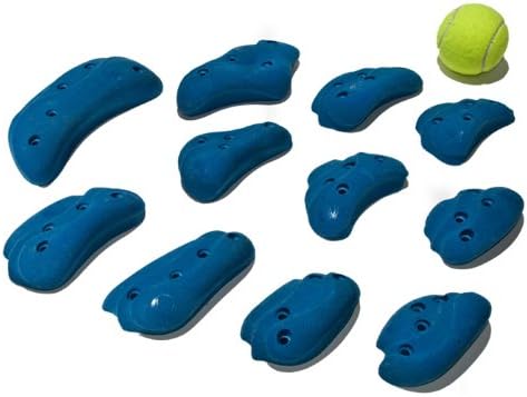 Mantis Gray Screw-on Rock Climbing Holds - 10 Pack w/ Screws
