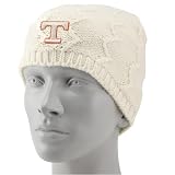 Top of the World Tennessee Volunteers Ladies Cream Summit Crocheted Beanie