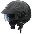 Scorpion EXO-100 Tribal Black X-Large Open Face Helmet