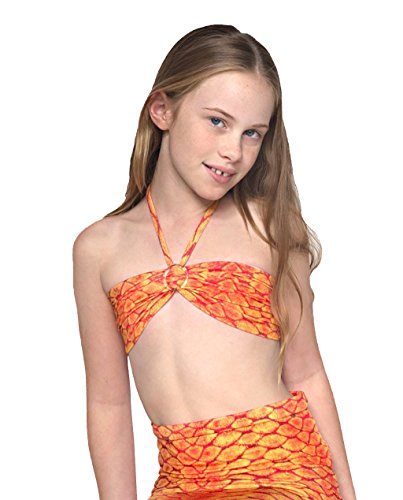 Mertailor Kids Bandeau Bikini Top (Tequila Sunrise)