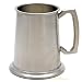 Glass Bottom Pewter Tankard