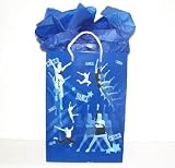 Cheer Gift Bags - Royal - 6 Bags Per Package