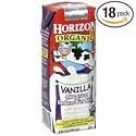 Horizon Organic Reduced Fat Milk, Vanilla, 8-ounce Cartons (Pack of 18)