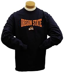 Oregon State Beavers Felt Applique Long Sleeve T-Shirt