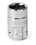 GearWrench 122100GR 1/4-Inch Drive (13mm) Pass Thru Ratchet Socket 5/16-Inch