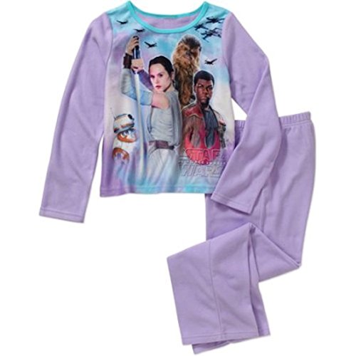 Star Wars Girls Rey Purple Pajama Sleepwear 2 Piece Set
