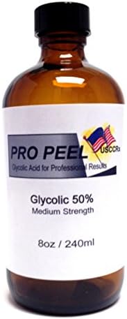 Amazon's Lowest Price YOU Save $52.05+ Free Shipping. 50% Glycolic Acid Peel Medium Peel, Professional Size 8oz Bottle. Our Price @ ($105.95) Is 1/3 OFF the Sale Price of Amazon's Leading 8oz Glycolic 50%, @ ($158.00)a Bottle. for Acne, Oily Skin, Wrinkles, Blackheads, Large Pores & More