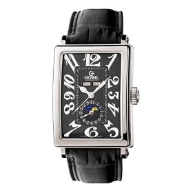 Gevril Mens 5032 Avenue of Americas Automatic Moon Phase Watch by Gevril