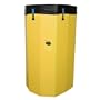 Bagger Bin. Pop-open trash bag holder. (break-in perforation folds)