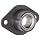 Spyraflo BFM-500-N Self-Aligning, Needle-Roller Bearing With 2-Bolt Hole, 1/2" Inner-Diameter Steel Flange