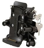 Touratech Motorrad-Halterung für Garmin Zumo 550 (absperrbar, schwarz eloxiert)