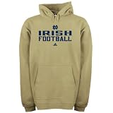 Notre Dame Fighting Irish Old Gold adidas Morning Practice Hooded Sweatshirt