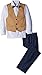 Perry Ellis Boys' Knit Vest Set with Bow Tie