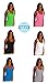 Sexy Basics Womens 6 Pack Stretch Ribbed Tank Tops