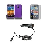 Samsung Galaxy S II Epic 4G Touch (Sprint) Premium Combo Pack - Purple Rubb ....
