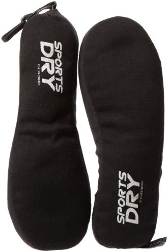 SportsDry Cedar Shaving-Filled Shoe Inserts Two-Pack,Black,one size