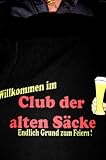 Eigenschaften Die Ideenwelt  / Schürze Willkommen im Club der alten Säcke