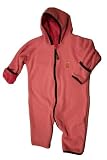 Outside Baby Girls Curly Windproof Fleece Bunting Pink 18-24 Months
