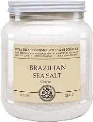 India Tree Brazilian Sea Salt, 4.7-Pound Jars (Pack of 2)