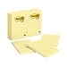 Post-it® Notes, Original Pad, 4 Inches x 6 Inches, Lined, Canary Yellow, 12 Pads per Pack