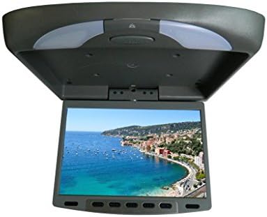 13" Flip Down LCD Screen with Built-in DVD MP3 USB SD Card Input