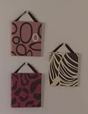 3 Pc. Canvas Art w/ Ribbon (12 x 12)