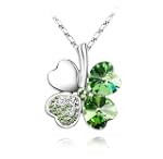 Femme Cristal Collier Tr�fle � Quatre...