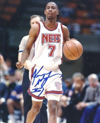 Kenny Anderson Autographed New Jersey Nets 8x10 Photo
