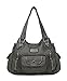 Scarleton Satchel Handbag for Women, Purses for Women, Shoulder Bags for Women, Tote Purse, H163524 - Grey